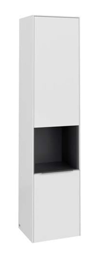 VILLEROY & BOCH SUBWAY 3.0 vysoká skrinka 40x36,2x171 cm, 2 dvierka, 1 polica, pánty vpravo, Brilliant White