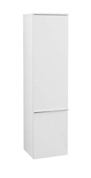 VILLEROY & BOCH VENTICELLO vysoká skrinka 40,4x37,2x154,6 cm, 1 dvierka, pánty vľavo, Glossy White