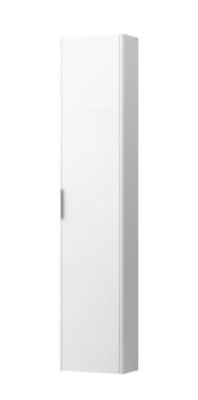 LAUFEN BASE vysoká skrinka 35x18,5x165 cm, 1 dvierka, pánty vpravo, lesklá biela