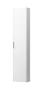 LAUFEN BASE vysoká skrinka 35x18,5x165 cm, 1 dvierka, pánty vpravo, lesklá biela