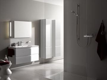 LAUFEN PRO S vysoká skrinka 35x33,5x165 cm, 1 dvierka, pánty vľavo, lesklá biela H4831210954751 Obrázek - fotka