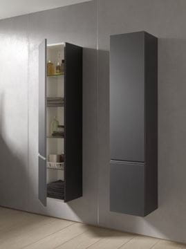 LAUFEN PRO S vysoká skrinka 35x33, 5x165 cm, 1 dvierka, pánty vpravo, matný grafit H4831220954801 Obrázek - fotka