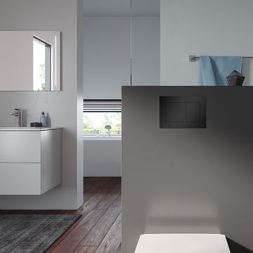 ROCA MERIDIAN závesné WC s montážnym prvkom TECEbox, Rimless splachovanie, SoftClose sedátko, chrómové tlačidlo PT2.TEKF-RSC.CR.33 Obrázek - fotka