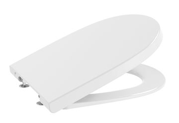 ROCA MERIDIAN závesné WC s montážnym prvkom TECEprofil, Rimless splachovanie, SoftClose sedátko, chrómové tlačidlo PT2.TEDF-RSC.CR.34 Obrázek - fotka