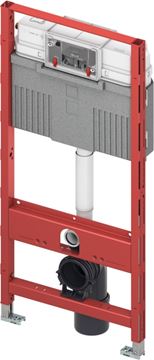ROCA MERIDIAN závesné WC s montážnym prvkom TECEprofil, Rimless splachovanie, SoftClose sedátko, chrómové tlačidlo PT2.TEDF-RSC.CR.34 Obrázek - fotka