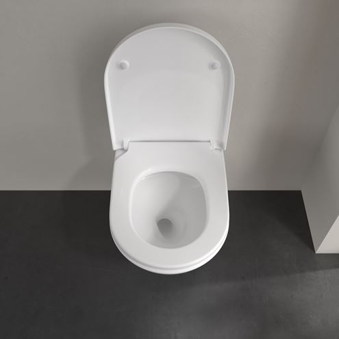 VILLEROY & BOCH VERITY EXCLUSIVE závesné WC, so SoftClosing sedátkom, TwistFlush splachovanie, alpská biela 4673TS01 Obrázek - fotka