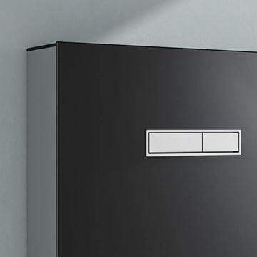 VITRA VITRUS sanitárny modul pre WC 114 cm, sklo, čierna 770-5761-01 Obrázek - fotka