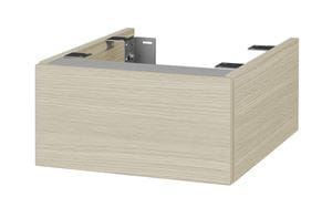 DŘEVOJAS DSD SZZ 040 nízka skrinka 40x50x20 cm, 1 zásuvka, Push-open, dub