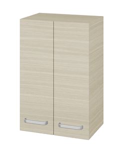 DŘEVOJAS SYD2 50 nízka skrinka 50x35,2x77,1 cm, 2 dvierka, úchytka hliník mat, dub