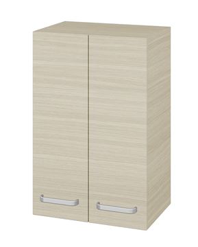 DŘEVOJAS SYD2 50 nízka skrinka 50x35,2x77,1 cm, 2 dvierka, úchytka hliník mat, dub