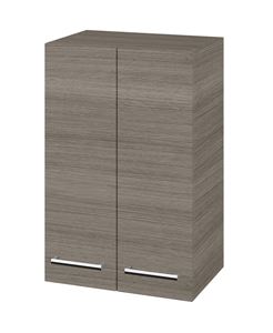DŘEVOJAS SYD2 50 nízka skrinka 50x35,2x77,1 cm, 2 dvierka, úchytka chróm, cafe