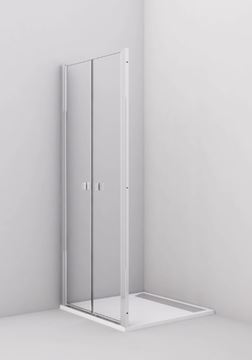 CONCEPT 200 sprchové dvere 75x200 cm, lietacie, aluchróm/číre sklo