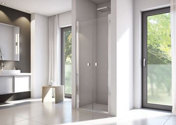 CONCEPT 200 sprchové dvere 75x200 cm, lietacie, aluchróm/číre sklo CON20755007 Obrázek - fotka