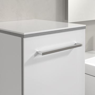 VILLEROY & BOCH AVENTO nízka skrinka 35x40,5x89 cm, 1 dvierka, pánty vpravo, Crystal White A89501B4 Obrázek - fotka