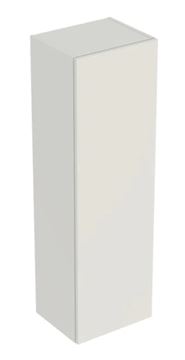 GEBERIT SMYLE SQUARE nízka skrinka 36x29, 9x118 cm, 1 dvierka, Push-open, lesklá pieskovo šedá