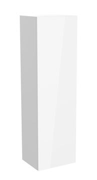 VITRA METROPOLE PURE nízka skrinka 35x29,5x120 cm, 1 dvierka, pánty vpravo, Push-open, lesklá biela