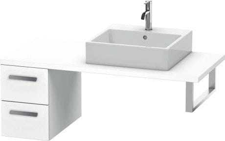 CONCEPT 450 doska pod umývadlo s výrezom 100x55x4,5 cm, matná biela XB008E01818 Obrázek - fotka