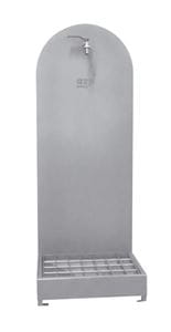 AZP BRNO výlevka 40 cm, s napúšťacím ventilom a roštom, nerez