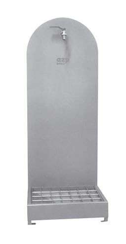 AZP BRNO výlevka 40 cm, s napúšťacím ventilom a roštom, nerez VLK 02 Obrázek - Hlavní obrázek