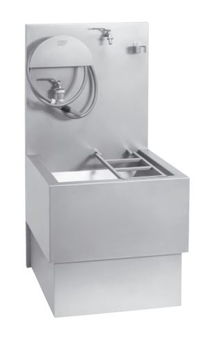 AZP BRNO výlevka pre chemické WC 60 cm, s napúšťacím ventilom a roštom, nerez VLK 03 Obrázek - Hlavní obrázek