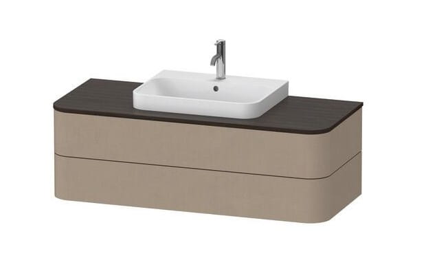 DURAVIT HAPPY D.2 doska pod umývadlo s výrezom 130x55x1,6 cm, orech HP031KM6969 Obrázek - fotka