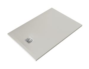 CONCEPT 200 sprchová vanička 80x120 cm, liaty mramor, samonosná, mat light dove grey