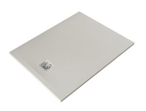 CONCEPT 200 sprchová vanička 90x120 cm, liaty mramor, samonosná, mat light dove grey