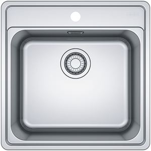 FRANKE BELL BCX 610-51 nerezový drez 510x510 mm, otvor pre batériu