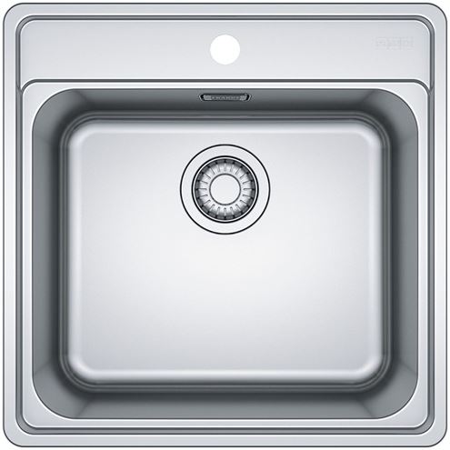 FRANKE BELL BCX 610-51 nerezový drez 510x510 mm, otvor pre batériu 101.0698.010 Obrázek - Hlavní obrázek