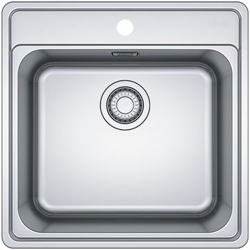 FRANKE BELL BCX 610-51 nerezový drez 510x510 mm, otvor pre batériu