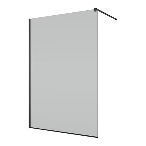 RONAL EASY STR4P stena walk-in 100x200 cm, matná čierna/číre sklo STR4P 100 06 07 Obrázek - Hlavní obrázek