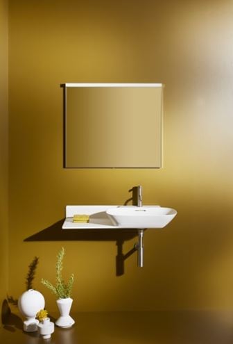 LAUFEN FRAME 25 LED svietidlo na zrkadlo, 4000 K, 20 W, 1200 mm, chróm H4475219000071 Obrázek - fotka