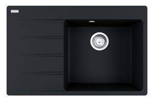 FRANKE CENTRO CNG 611-78 TL/7 fragranitový drez 780x500 mm, odkvapkávač vľavo, onyx