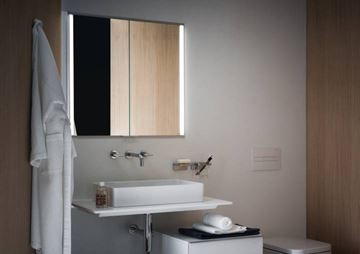 LAUFEN FRAME 25 LED svietidlo na zrkadlo, 4000 K, 12 W, 700 mm, chróm H4475729000071 Obrázek - fotka