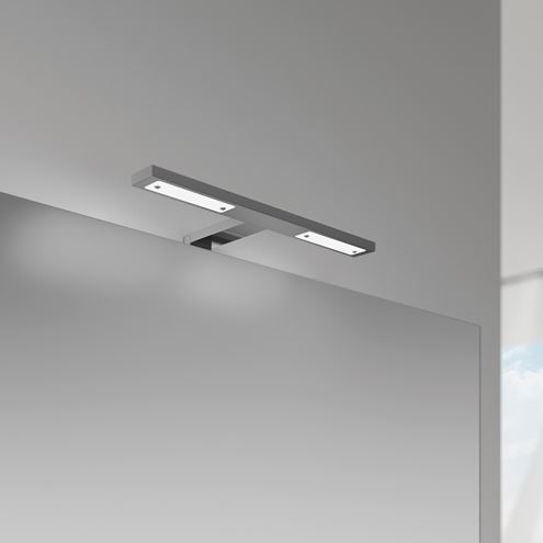 RIHO LED svietidlo na zrkadlo, 4000 K, 300 lm, 4,8 W, 300 mm, chróm 204927 Obrázek - fotka