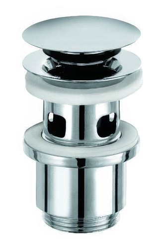 KLUDI umývadlový výpust, click-clack, s prepadom, chróm 1042405-00 Obrázek - Hlavní obrázek