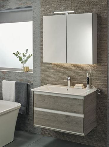 IDEAL STANDARD MIRROR & LIGHT PANDORA LED svietidlo na zrkadlo, 5700 K, 880 lm, 8 W, 308 mm, chróm T320967 Obrázek - fotka