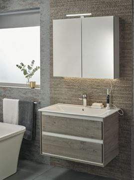 IDEAL STANDARD MIRROR & LIGHT PANDORA LED svietidlo na zrkadlo, 5700 K, 880 lm, 8 W, 308 mm, chróm T320967 Obrázek - fotka