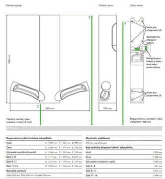 DYSON AIRBLADE 9 kJ HU03 tryskový sušič rúk, automatický, strieborná 314696-01 Technický nákres