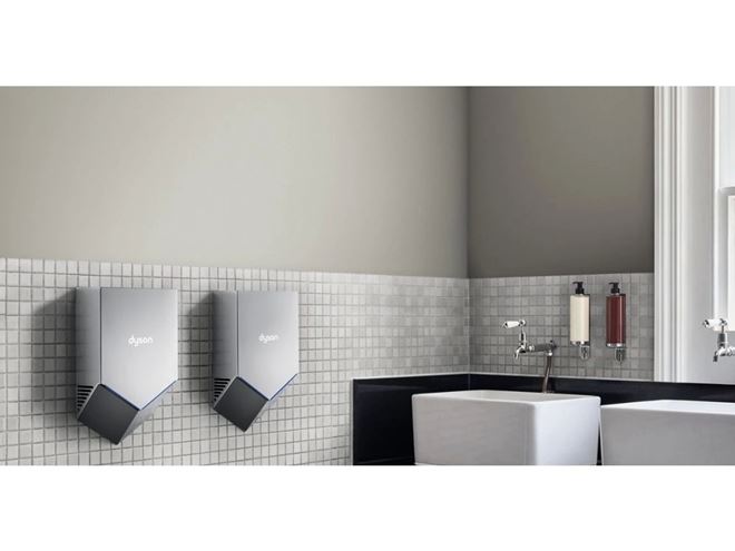 DYSON AIRBLADE V HU02 teplovzdušný sušič rúk, automatický, biela 307169-01 Obrázek - fotka