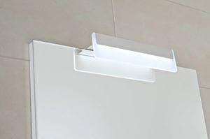 JIKA CLEAR ELLA LED svietidlo na zrkadlo, 600 lm, 6 W, 300 mm, chróm