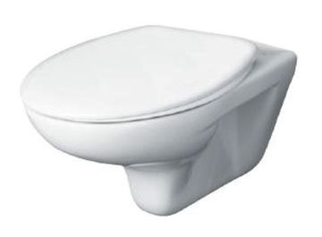 EASY závesné WC s montážnym prvkom Sadromodul, sedátko, biele tlačidlo SET EASY SDK Obrázek - fotka