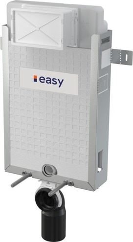 EASY závesné WC s montážnym prvkom Renovmodul, sedátko, biele tlačidlo SET EASY ZED Obrázek - fotka