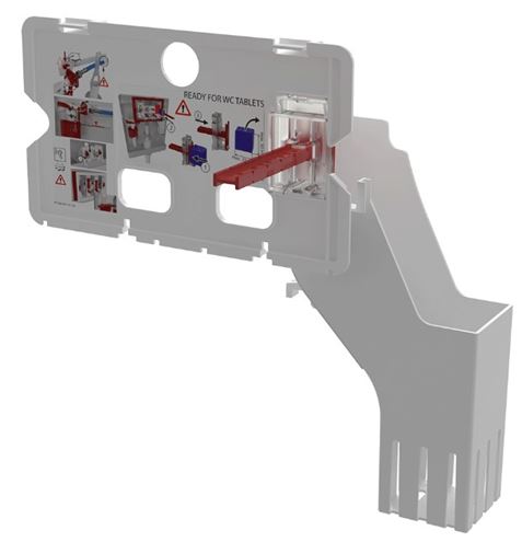 VITRA INTEGRA závesné WC s montážnym prvkom RENOVMODUL, sedátko, biele tlačidlo PT1.ALKF-KK.W.27 Obrázek - fotka