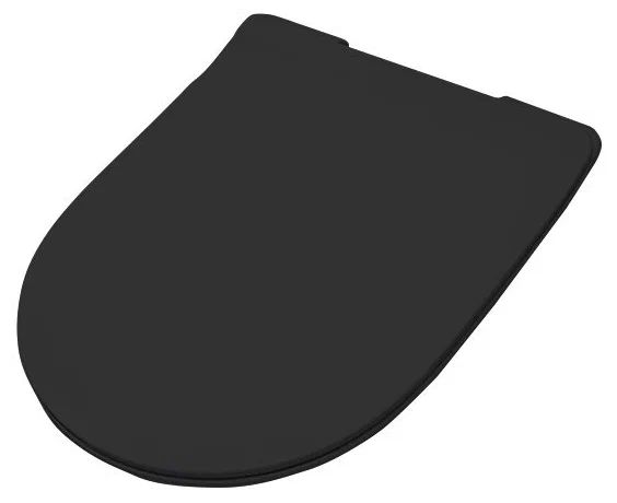 ARTCERAM FILE 2.0 závesné WC s montážnym prvkom Easy Renovmodul, Rimless splachovanie, SoftClose sedátko, čierne tlačidlo PT3.ALKF-RSC.B.13 Obrázek - fotka