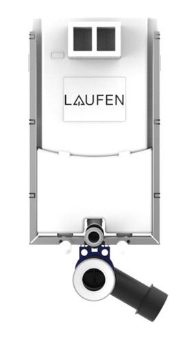 CONCEPT závesné WC s montážnym prvkom Laufen Ineo TW102, Rimfree splachovanie, Soft-close sedátko, chrómové tlačidlo PT2.LAKF-RSC.CR.7 Obrázek - fotka
