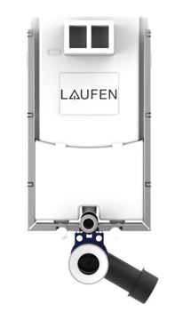 CONCEPT závesné WC s montážnym prvkom Laufen Ineo TW102, Rimfree splachovanie, Soft-close sedátko, chrómové tlačidlo PT2.LAKF-RSC.CR.7 Obrázek - fotka