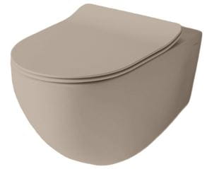 ARTCERAM FILE 2.0 závesné WC, Rimless splachovanie, brown matera