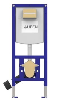 ARTCERAM FILE 2.0 závesné WC s montážnym prvkom Laufen Ineo, Rimless splachovanie, SoftClose sedátko, chrómové tlačidlo PT3.LADF-RSC.CR.18 Obrázek - fotka