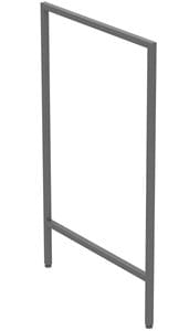 IDEAL STANDARD ADAPTO podporné nohy k rámu 465x720mm, tmavo šedá